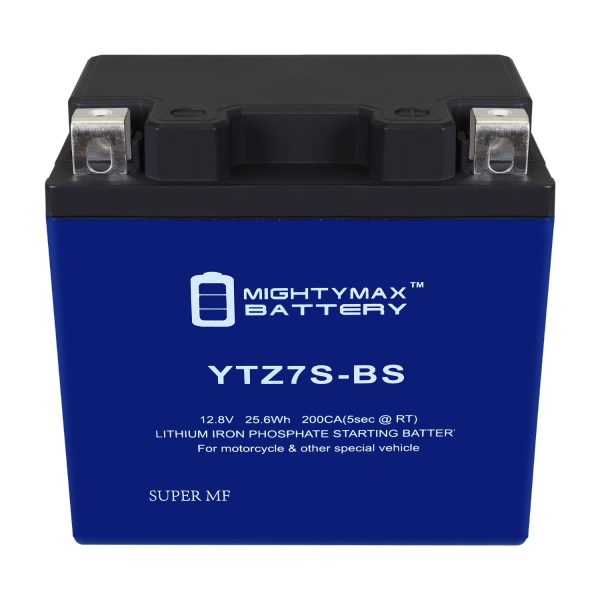 Mighty Max Battery YTZ7S-BSLIFEPO4 - 12 Volt 6 AH, 150 CCA, Lithium Iron Phosphate (LiFePO4) Battery