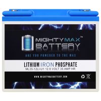 Mighty Max Battery ML35-12LI - 12 Volt 35 AH Deep Cycle Lithium Iron Phosphate (LiFePO4) Rechargeable and Maintenance Free Battery