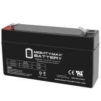ML1.3-6 - 6 Volt 1.3 AH, F1 Terminal, Rechargeable SLA AGM Battery