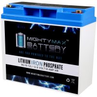Mighty Max Battery ML18-12LI - 12 Volt 18 AH Deep Cycle Lithium Iron Phosphate (LiFePO4) Rechargeable and Maintenance Free Battery