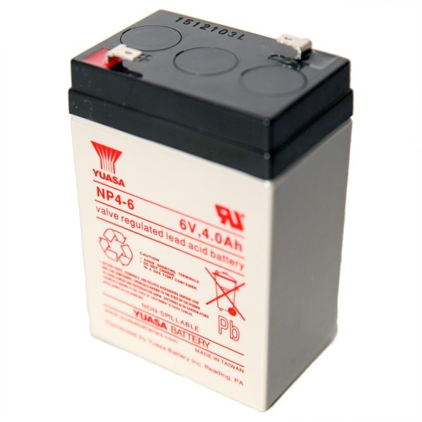 Yuasa 6VOLT 4AH SEALED LEAD ACID BATTERY MightyMaxBattery