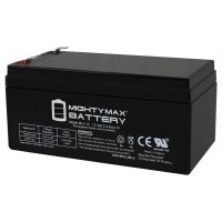 ML3-12 - 12 Volt 3 AH, F1 Terminal, Rechargeable SLA AGM Battery