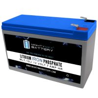 Mighty Max Battery ML7-12LI - 12 Volt 7 AH Deep Cycle Lithium Iron Phosphate (LiFePO4) Rechargeable and Maintenance Free Battery