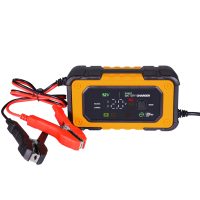 12V 7A Smart Battery Charger and Maintainer with Repair Mode Compatible with LiFePO4, SLA, GEL, AGM and Wet Cell Batteries