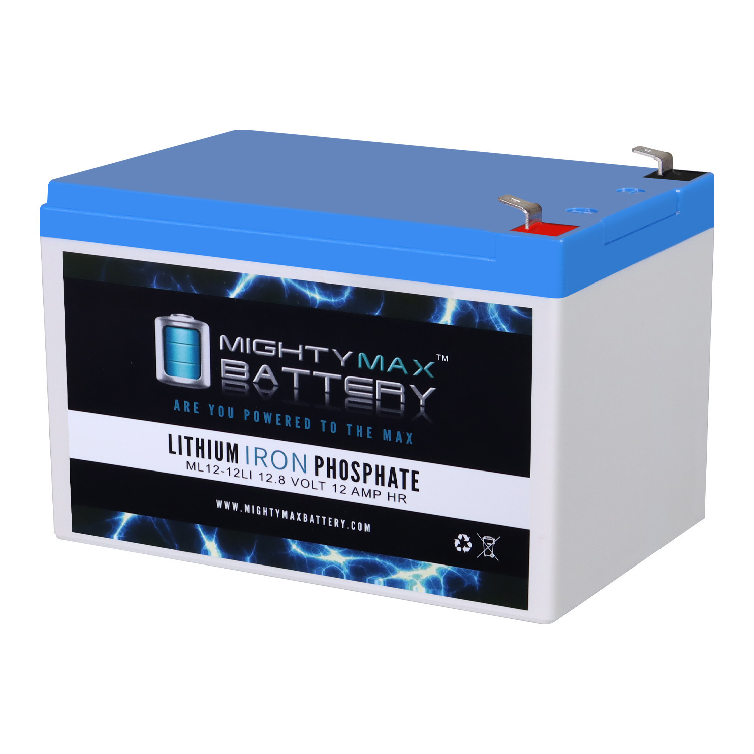 ML12-12LI – 12 Volt 12 AH – Deep Cycle Lithium Iron Phosphate (LiFePO4) Rechargeable Maintenance Free Battery ML12-12LI - 12 Volt 12 AH - Deep Cycle Lithium Iron Phosphate (LiFePO4) Rechargeable Maintenance Free Battery