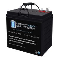 Mighty Max Battery ML180-8GC - 8 Volt 180 AH, Dual Terminal, Rechargeable SLA AGM Battery For Golf Cart