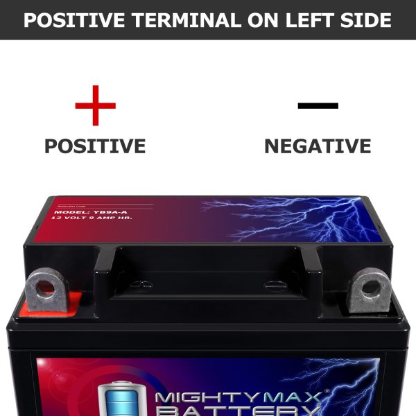 YB9A-A 12V 9AH 130 CCA Replacement Battery Compatible with