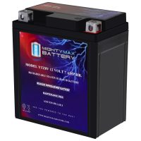 YTZ8V - 12 Volt 7 AH, 85 CCA, Rechargeable Maintenance Free SLA AGM Motorcycle Battery