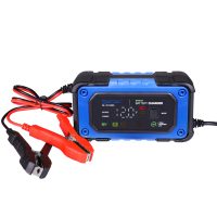 12V 7A Smart Battery Charger and Maintainer with Repair Mode Compatible with LiFePO4, SLA, GEL, AGM and Wet Cell Batteries