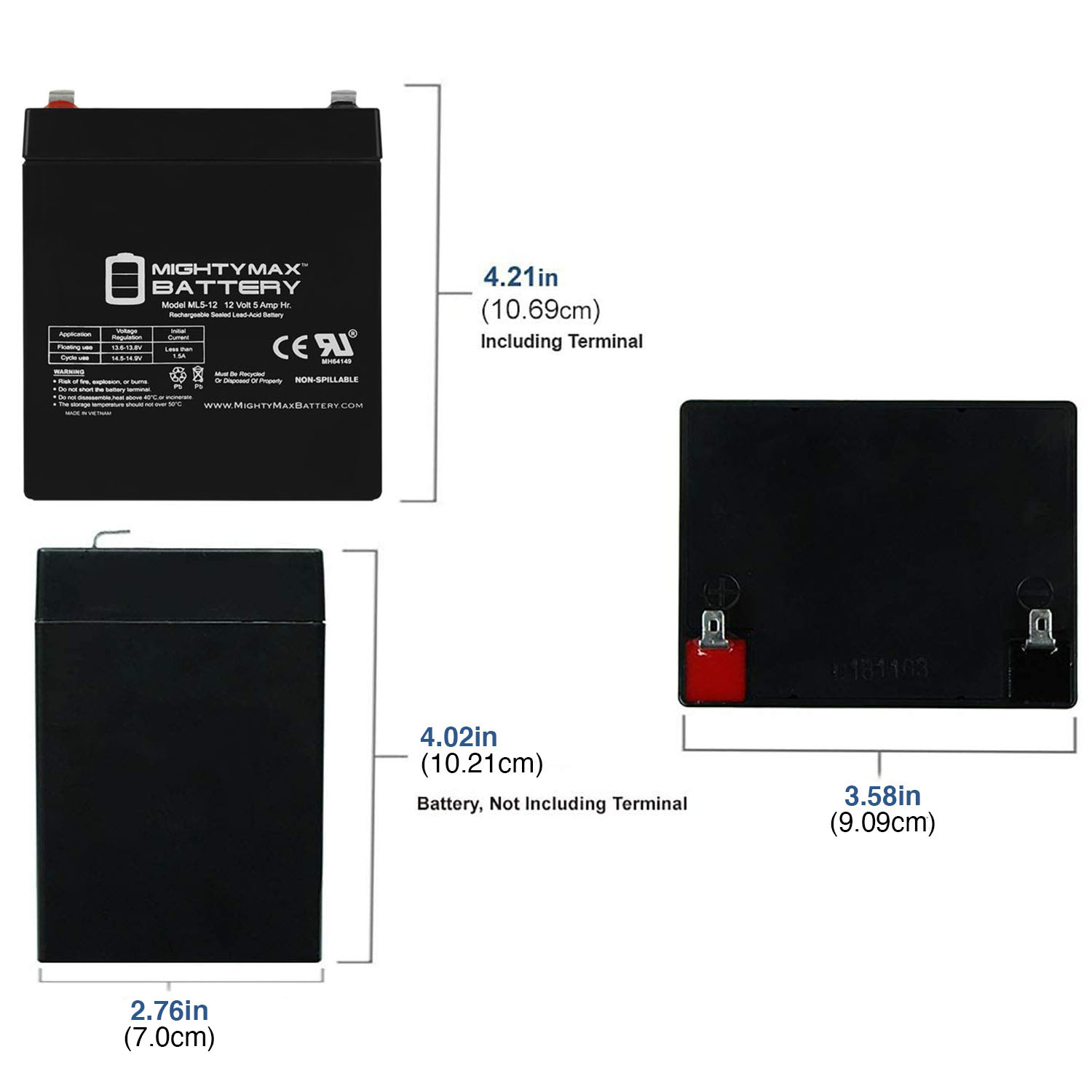 TECHTEK Batteria Ricaricabile 1750mAh Per Lettore Di Carte Pax D210 – Sostituisce IS133 E IS524, 7.4V Li-ion, Compatibile Bluetooth/GPRS/WiFi