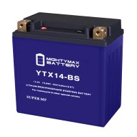 Mighty Max Battery YTX14-BS LIFEPO4 – 12 Volt 12 AH, 400 CCA, Lithium Iron Phosphate (LiFePO4) Battery Mighty Max Battery YTX14-BS LIFEPO4 - 12 Volt 12 AH, 400 CCA, Lithium Iron Phosphate (LiFePO4) Battery