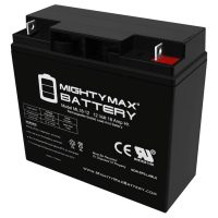 ML18-12 – 12 Volt 18 AH, Nut and Bolt (NB) Terminal, Rechargeable SLA AGM Battery ML18-12 - 12 Volt 18 AH, Nut and Bolt (NB) Terminal, Rechargeable SLA AGM Battery