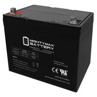 ML75-12 – 12 Volt 75 AH, Nut and Bolt (NB) Terminal, Rechargeable SLA AGM Battery ML75-12 - 12 Volt 75 AH, Nut and Bolt (NB) Terminal, Rechargeable SLA AGM Battery
