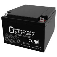 ML26-12 -12 Volt 26 AH, T3 Terminal, Rechargeable SLA AGM Battery ML26-12 -12 Volt 26 AH, T3 Terminal, Rechargeable SLA AGM Battery