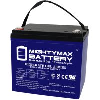 ML55-12 GEL -12 Volt 55 AH, GEL Type, Internal Thread (INT) Terminal, Rechargeable SLA AGM Battery ML55-12 GEL -12 Volt 55 AH, GEL Type, Internal Thread (INT) Terminal, Rechargeable SLA AGM Battery
