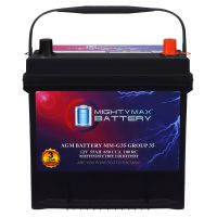 MM-G35 Start and Stop Car BCI Group Size 35 12V 55Ah, 100RC, 650 CCA Rechargeable AGM Car battery MM-G35 Start and Stop Car BCI Group Size 35 12V 55Ah, 100RC, 650 CCA Rechargeable AGM Car battery