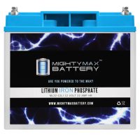 Mighty Max Battery ML22-12LI - 12 Volt 22 AH Deep Cycle Lithium Iron Phosphate (LiFePO4) Rechargeable and Maintenance Free Battery