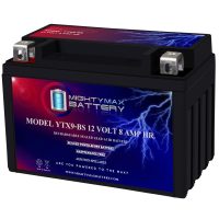 YTX9-BS -12 Volt 8 AH, 135 CCA, Rechargeable Maintenance Free SLA AGM Motorcycle Battery YTX9-BS -12 Volt 8 AH, 135 CCA, Rechargeable Maintenance Free SLA AGM Motorcycle Battery