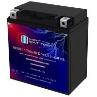 YTX16-BS -12 Volt 14 AH, 230 CCA, Rechargeable Maintenance Free SLA AGM Motorcycle Battery YTX16-BS -12 Volt 14 AH, 230 CCA, Rechargeable Maintenance Free SLA AGM Motorcycle Battery