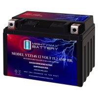 YTZ14S -12 Volt 11.2 AH, 230 CCA, Rechargeable Maintenance Free SLA AGM Motorcycle Battery