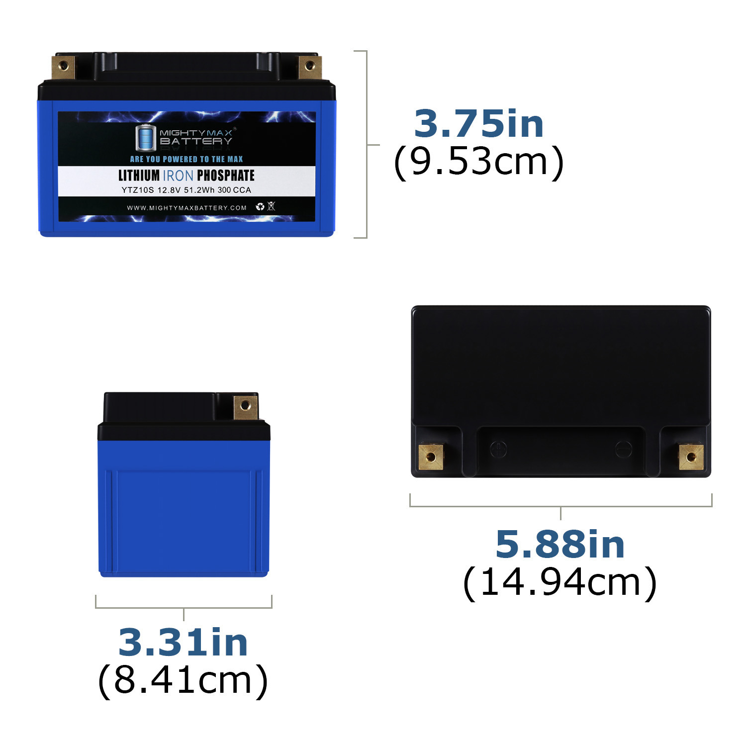 YTZ10S LIFEPO4 – 12 Volt 8.6 AH, 270 CCA, Lithium Iron Phosphate (LiFePO4) Battery YTZ10S LIFEPO4 - 12 Volt 8.6 AH, 270 CCA, Lithium Iron Phosphate (LiFePO4) Battery