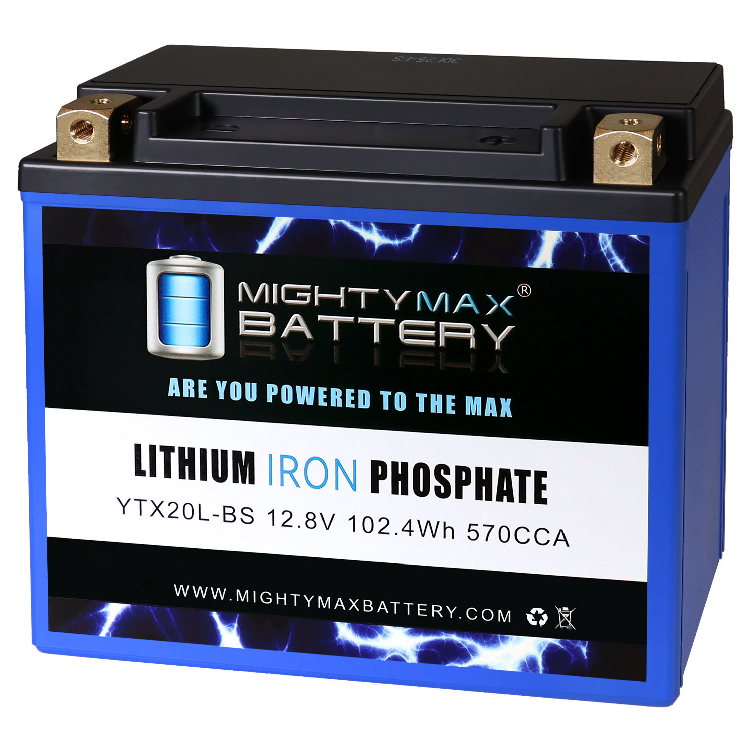 Mighty Max Battery YTX20L-BS LIFEPO4 – 12 Volt 18 AH, 570 CCA, Lithium Iron Phosphate (LiFePO4) Battery Mighty Max Battery YTX20L-BS LIFEPO4 - 12 Volt 18 AH, 570 CCA, Lithium Iron Phosphate (LiFePO4) Battery