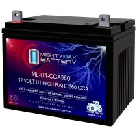 12 Volt, 360 CCA, Nut and Bolt (NB) Terminal, Rechargeable SLA AGM High Rate Series Battery 12 Volt, 360 CCA, Nut and Bolt (NB) Terminal, Rechargeable SLA AGM High Rate Series Battery