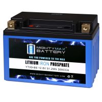 YTX9-BS LIFEPO4 – 12 Volt 8 AH, 300 CCA, Lithium Iron Phosphate (LiFePO4) Battery YTX9-BS LIFEPO4 - 12 Volt 8 AH, 300 CCA, Lithium Iron Phosphate (LiFePO4) Battery