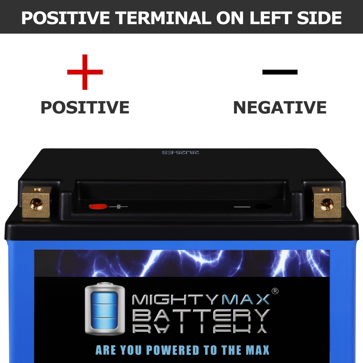 YTX20-BS Lithium Replacement Battery compatible with Arctic Cat Prowler, 2-Up (with electric start) 94 Mighty Max Battery YTX20-BS LIFEPO4 - 12 Volt 18 AH, 570 CCA, Lithium Iron Phosphate (LiFePO4) Battery