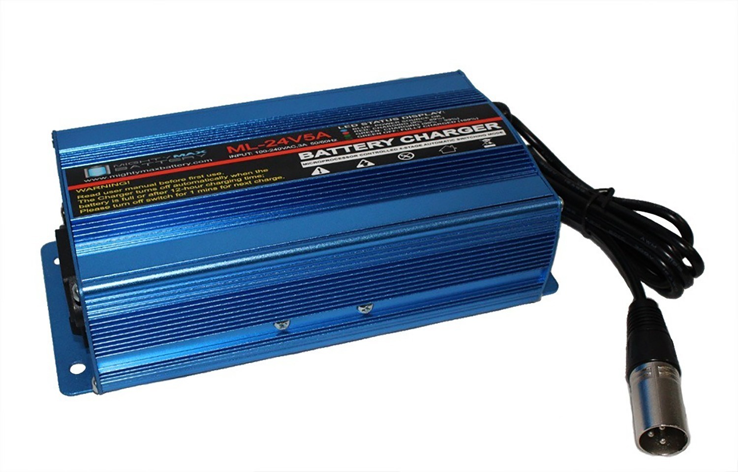 24V 5Amp Shoprider Sprinter 2 Seater (889-4DXD) 4×4 Scooter Charger 24 Volt 5 Amp Wheelchair Battery Charger